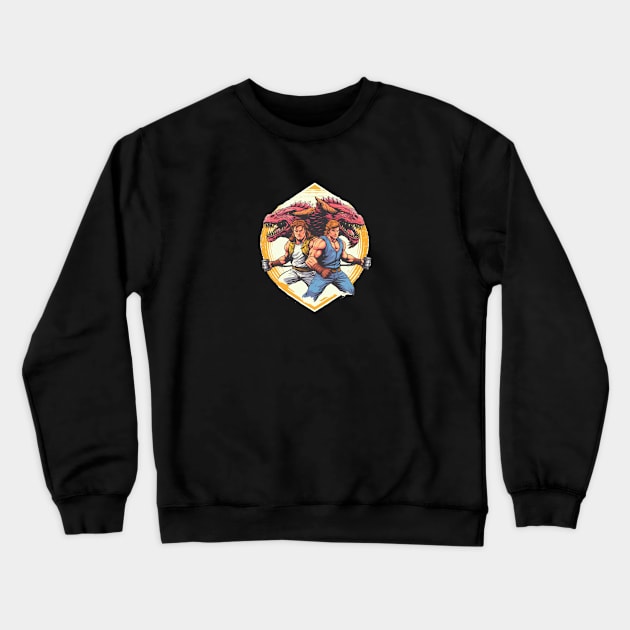 Official Double Dragon Champion Crewneck Sweatshirt by Labidabop